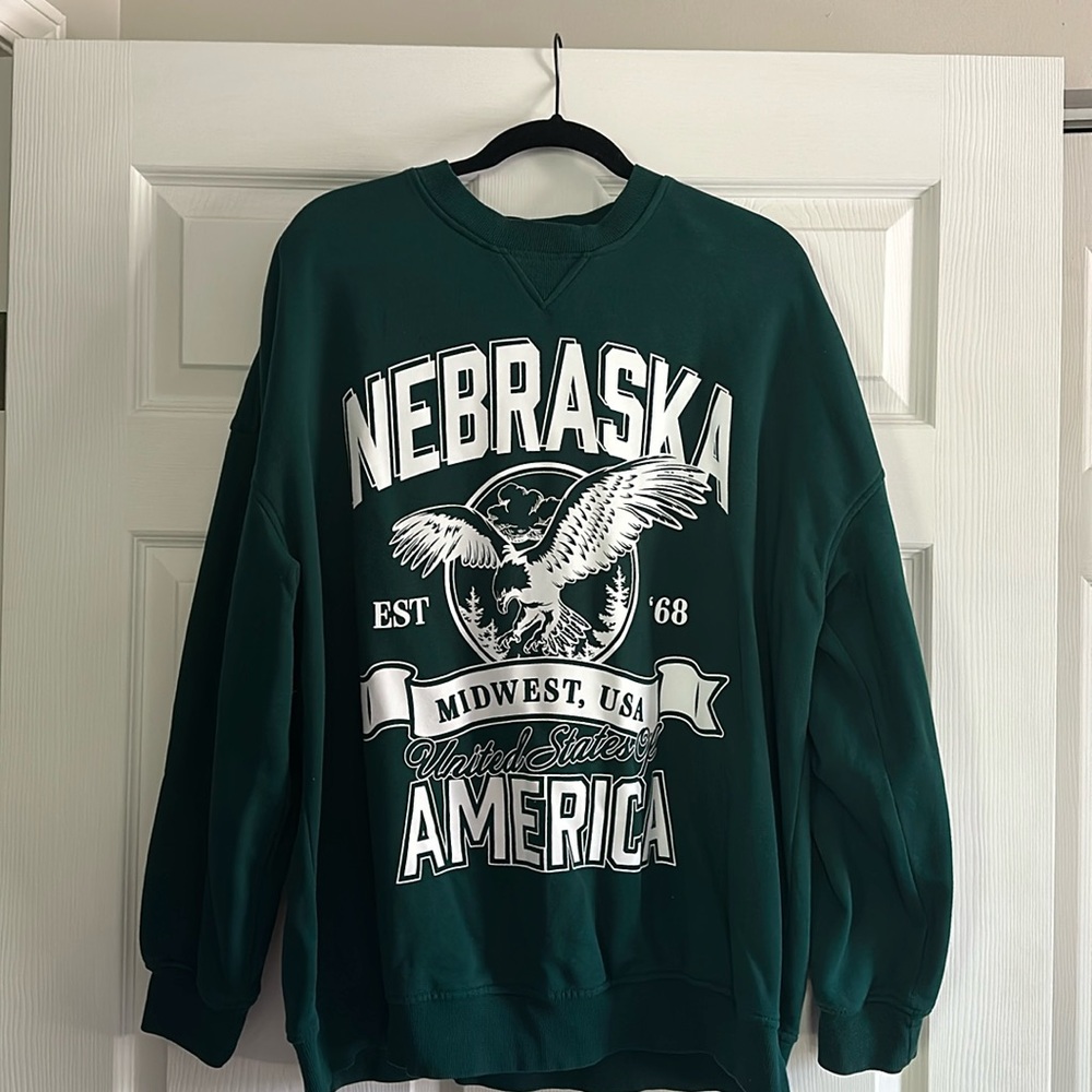 nebraska crewneck